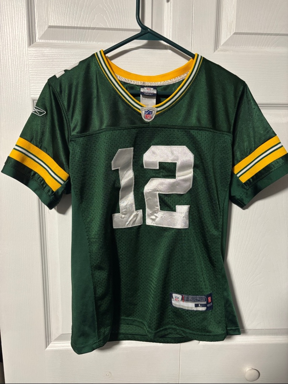 Green Bay Packers Reebok #12 Football Jersey